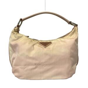 Prada Tessuto shoulder bag beige pink hue